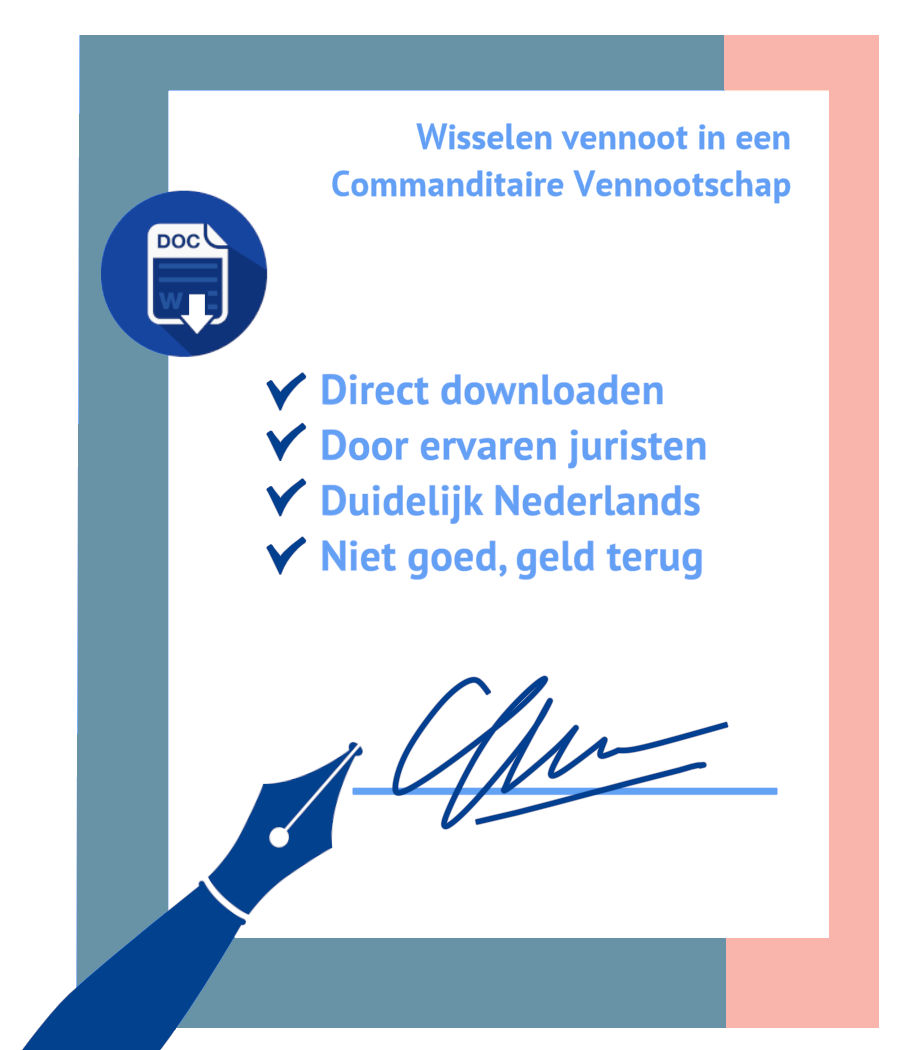 Wisselen vennoot in een Commanditaire Vennootschap